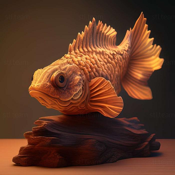 3D model Etheostoma (STL)